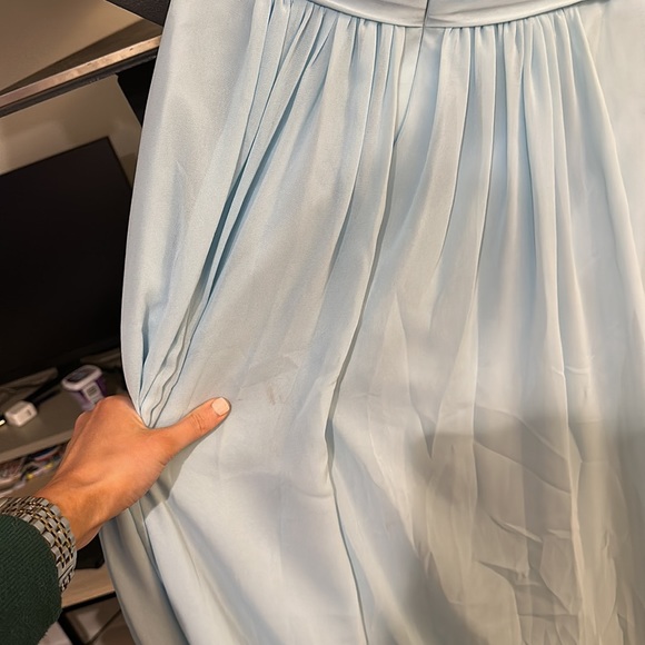 Bill Levkoff Blue Bridesmaid Dress - Picture 8 of 8